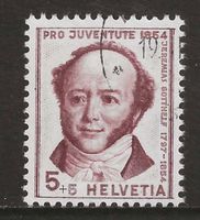 1953 : Doppelprägung Nr. J154DP - gestempelt