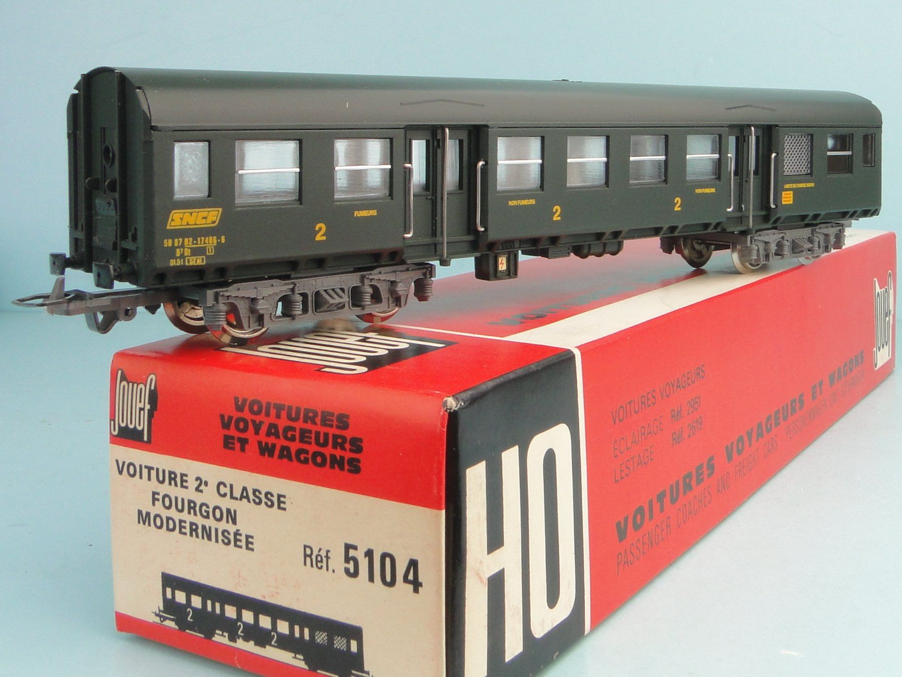 Jouef Trains électriques: Jouef 5104 Fourgon Modernisée 2 Kl., NEU – D'occasion à Bülach par cann11