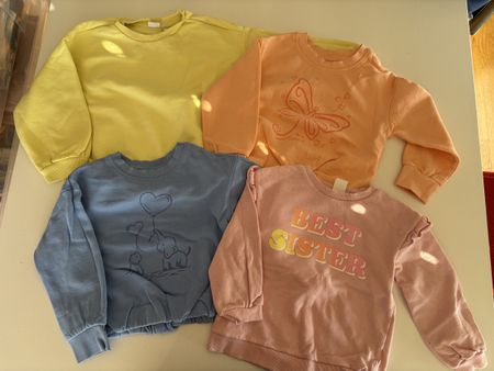 4er Set Mädchen Pullover, Grösse 98 Top Zustand!