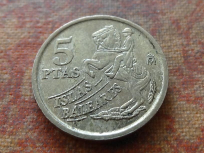 Tutti le monete: ESPAGNE  5  Pesetas  1997 – Usato da Romanel-sur-Lausanne venduto da Swift13 1