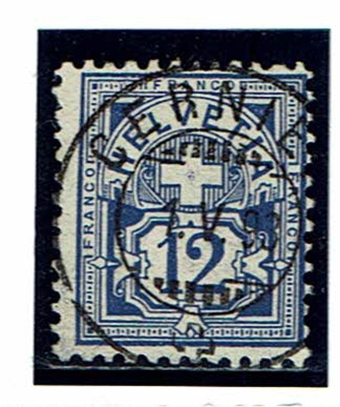 Alle Briefmarken: Type chiffre 62B Vollstempel Cernier – Gebraucht aus Neuchâtel von yacamoto