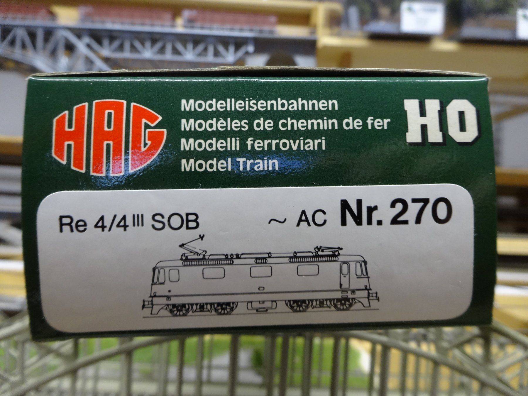 Hag Modellini di ferrovie: HAG 270 Re 4/4 SOB Südostbahn – Usato da Hinwil venduto da chris_badminton 7
