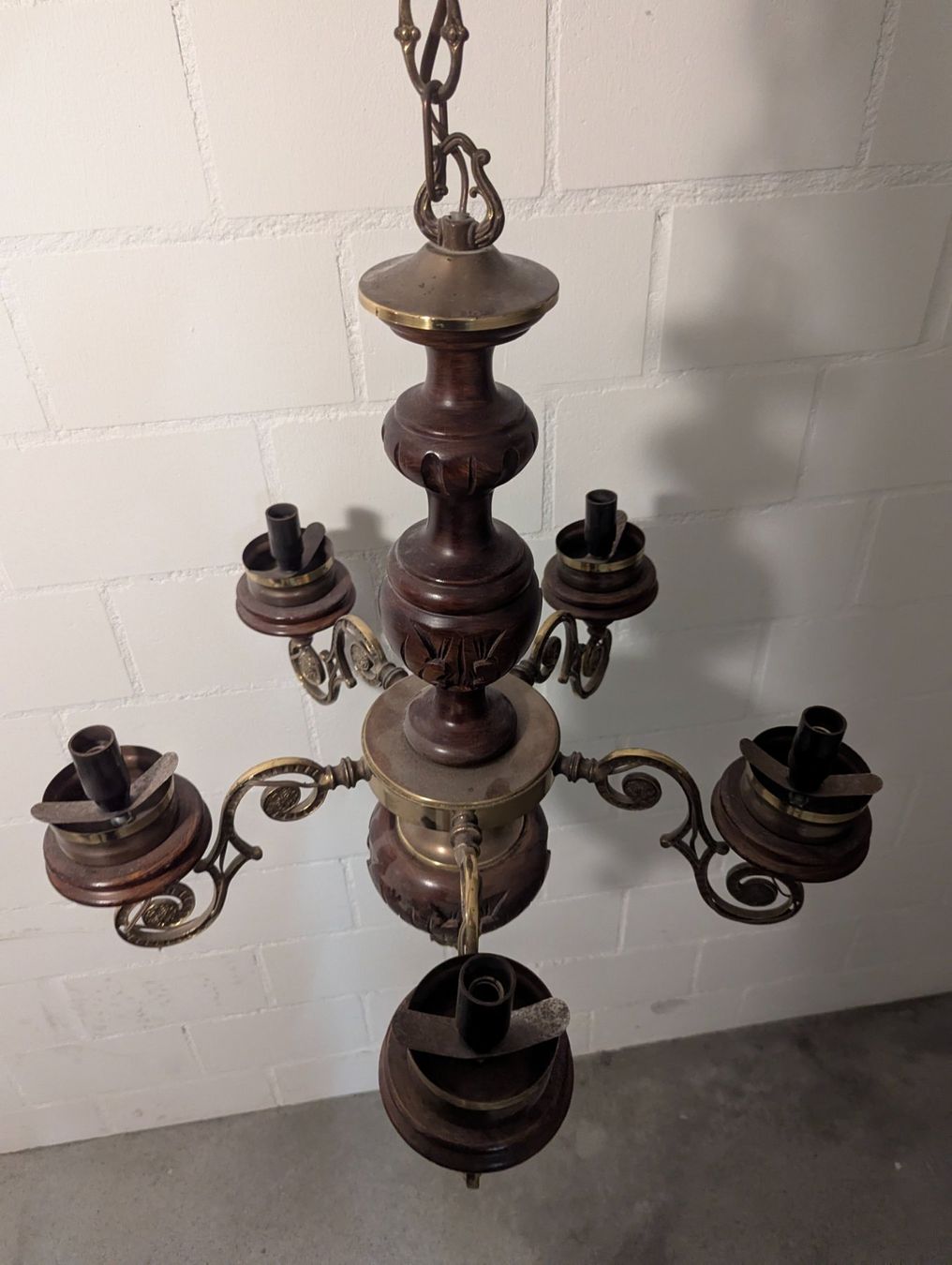 Lustres & lampes de plafonds: Deckenleuchte antik style 5flammig gebraucht – D'occasion à Buochs par mic_l5rl