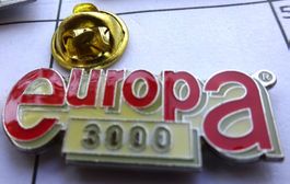 Pin europa 3000 gelb rot