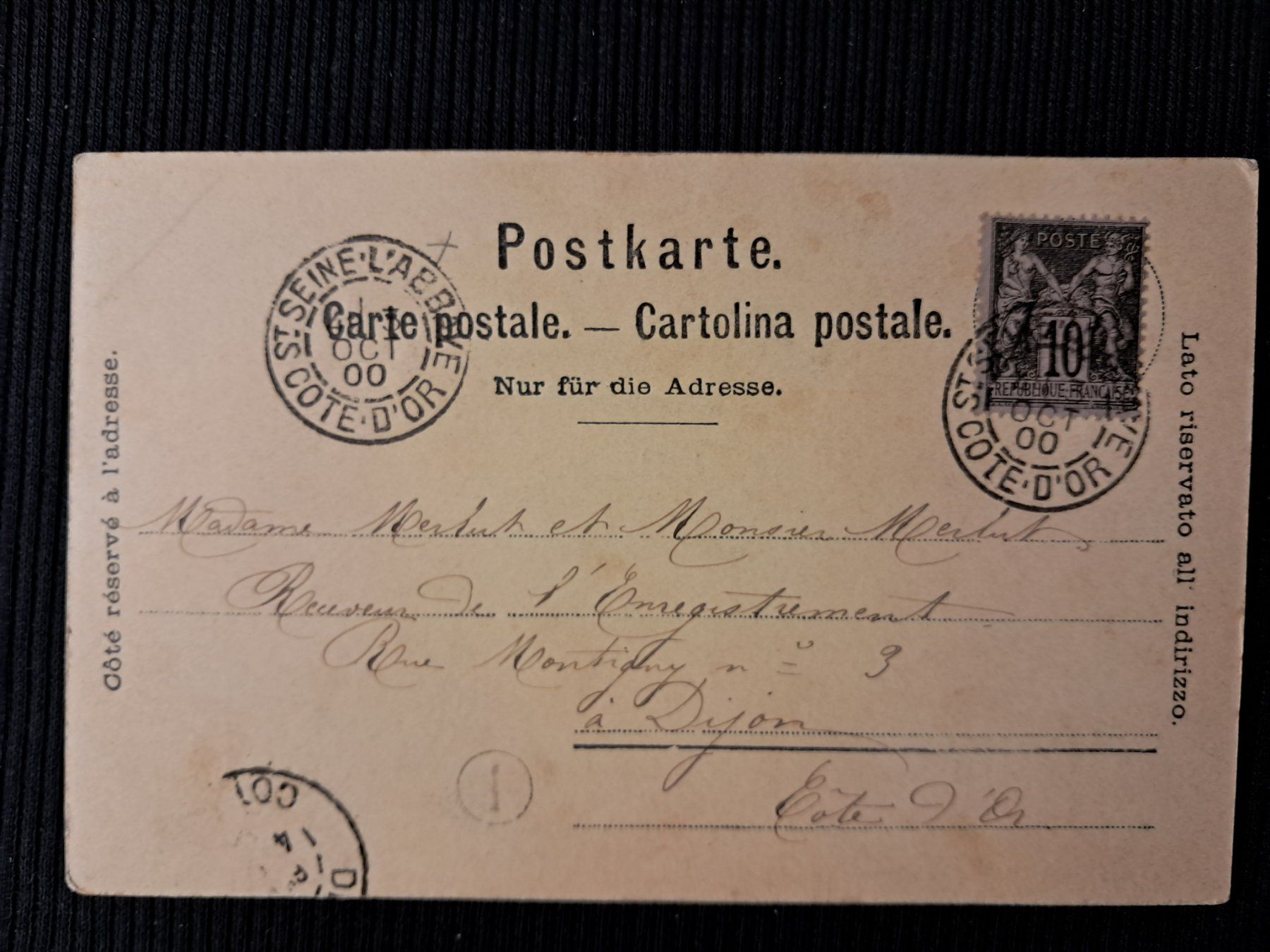 Cartoline postali: OUCHY 1900 ! - ANIMEE . – Usato da Ponto Valentino venduto da giorgia06 1