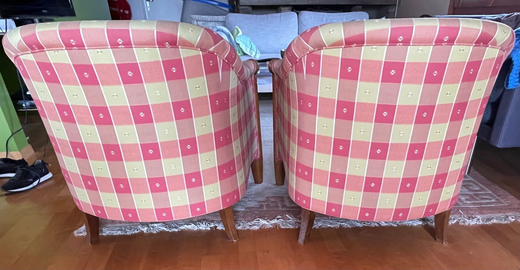 Poltrone: Fauteuils Sessel antik mit Designers Guild Stoff – Usato da Meilen venduto da Oman1 1