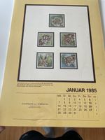 1985 Sondermarken Kalender - Briefmarkensammlung