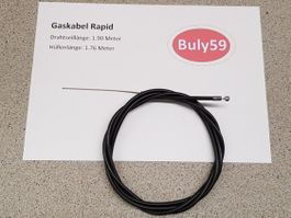 Rapid S Spezial Special Super Standard Gaskabelzug Neu