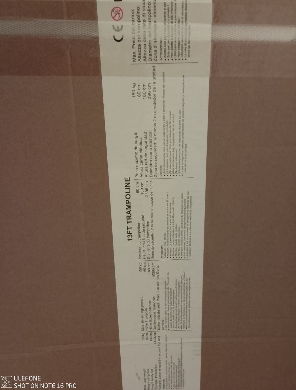 Trampolini: Neues Tectake Trampolin 396cm, Originalverpackt! – Nuovo e nell'imballaggio originale da Hasle LU venduto da ram_78pq