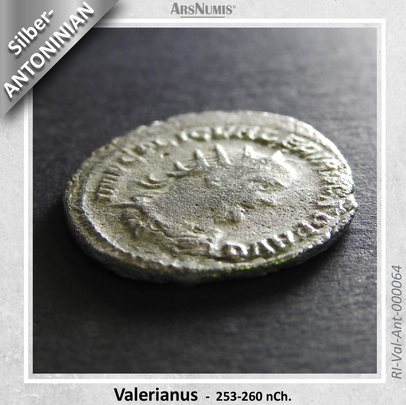 Tutti le monete: Römische Silbermünze - Valerianus – Usato da Oberwil b. Zug venduto da ArsNumis