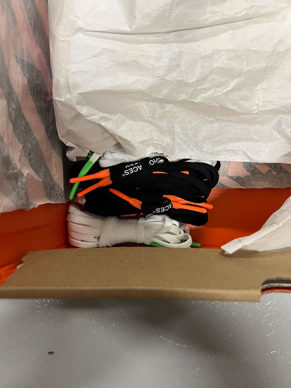 Nike Herrenschuhe: Nike React Hyper dunk Flyknit Off-White - EU 45.5 – Neu und originalverpackt aus Bern von ElevenFive 7