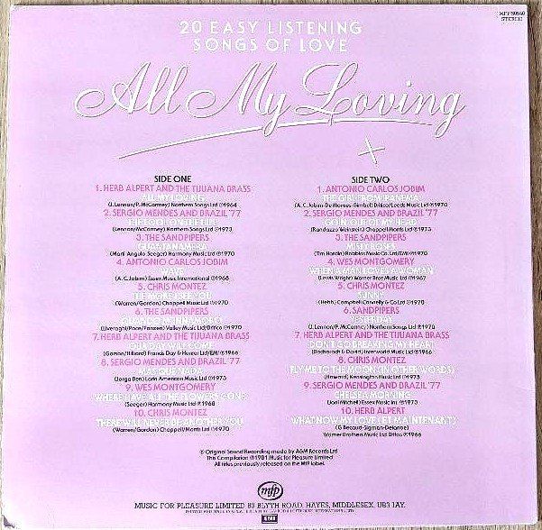 Vinyles: LP " all my loving" – D'occasion à Dielsdorf par SHOES_BY_SYLVI 1