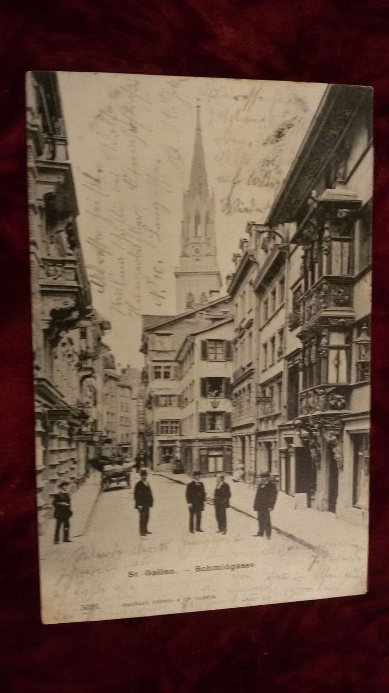 Ansichtskarten: St. Gallen Schmidgasse – Gebraucht aus Bischofszell von Joachim-115