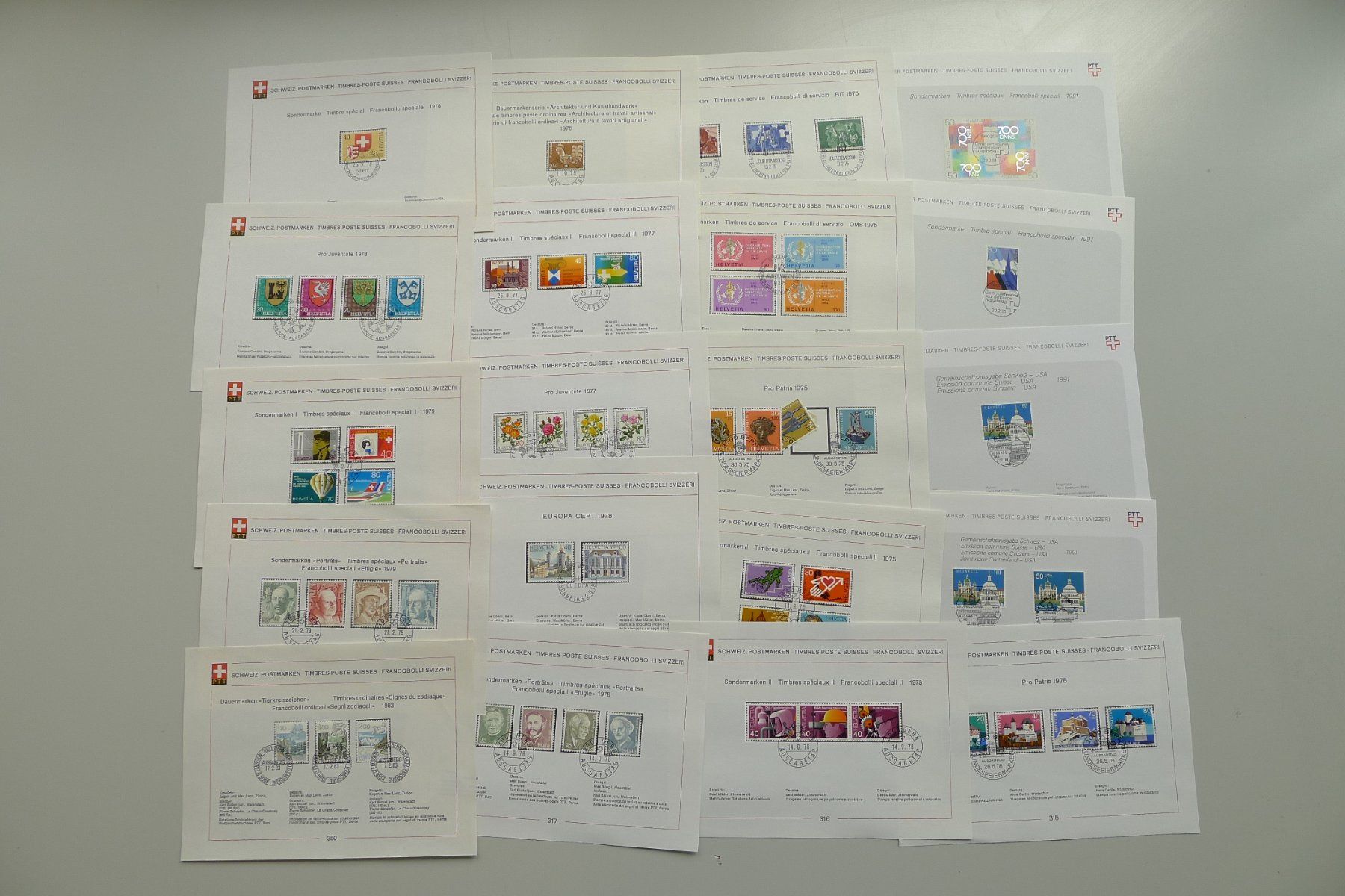 Alle Briefmarken: 1975-1997, BRIEFPOSTEN: Sammlernachlass mit ca. 380 Belegen – Gebraucht aus Sursee von Luzernerraute 5