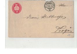 CH Brief Umschlag WZ tiefstehend o 1878