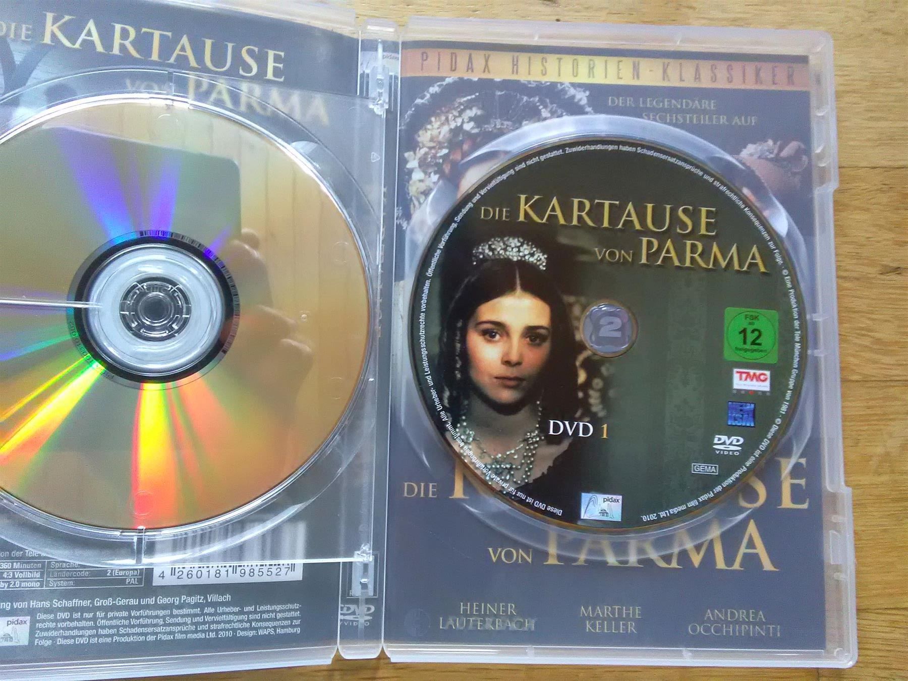 Alle DVDs: Die Karthause von Parma              > 6'Teiler (3-DVD's) < – Gebraucht aus St. Gallen von elk2021 2