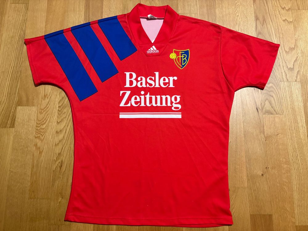 ORIGINAL FC BASEL TRIKOT 1995/96 ADIDAS FCB M (Neu (gemäss Beschreibung ...