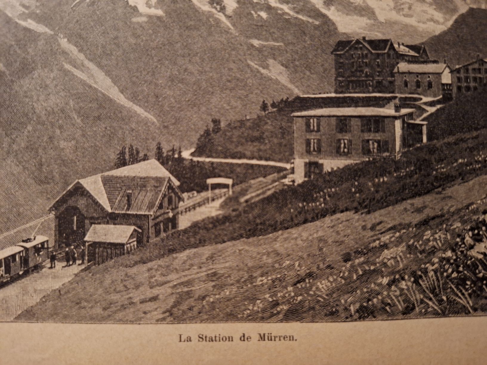 Incisioni: LA STATION DE MURREN – Usato da Bevaix venduto da bohrap 1