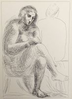 Pablo Picasso  "Au Bain"