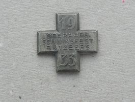 Abzeichen Oberaarg. Schwingfest Schwingen Bützberg BE 1933