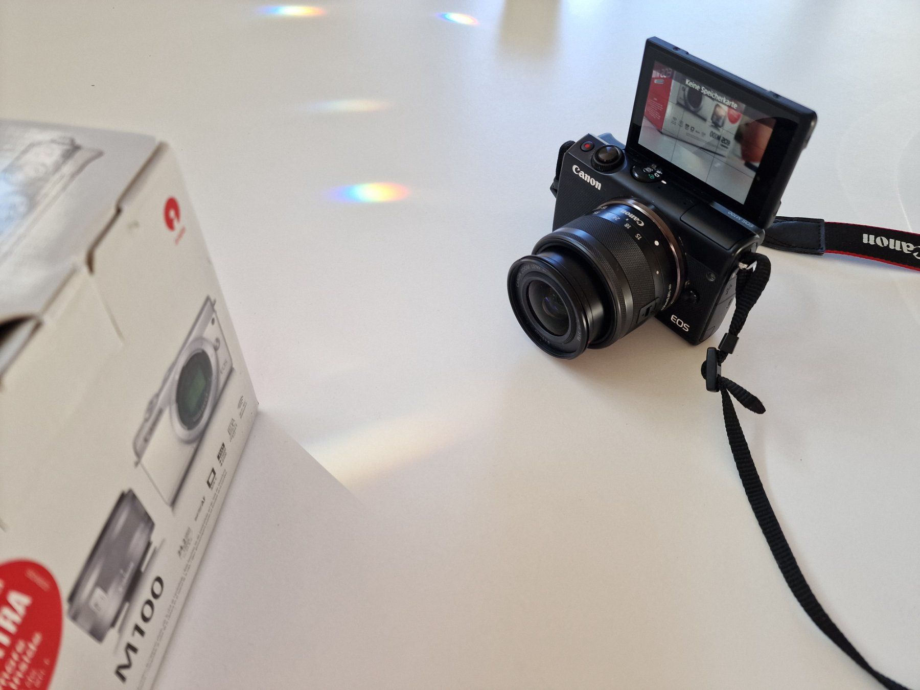 Canon Fotocamera: Canon EOS M100 mit EF-M 15-45mm Objektiv – Usato da Bremgarten AG venduto da Biit0 5