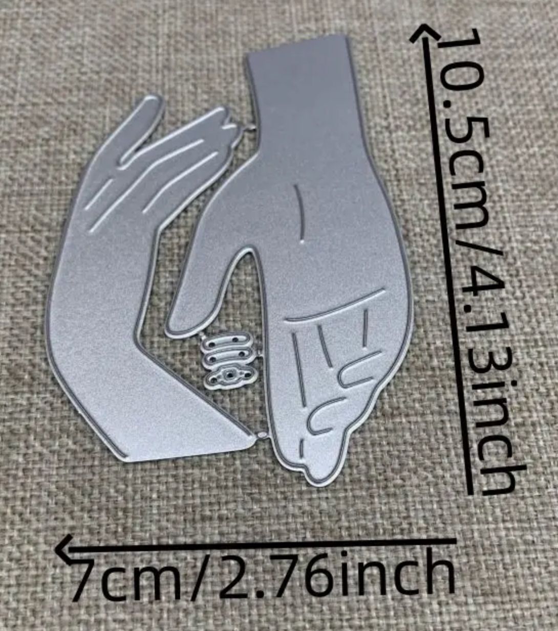 Schablonen: Hände, Ringe, Hochzeit - Stanzschablone – Neu und originalverpackt aus Frenkendorf von jazzplatten 1