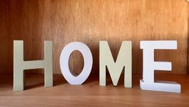 Lettere decorative HOME
