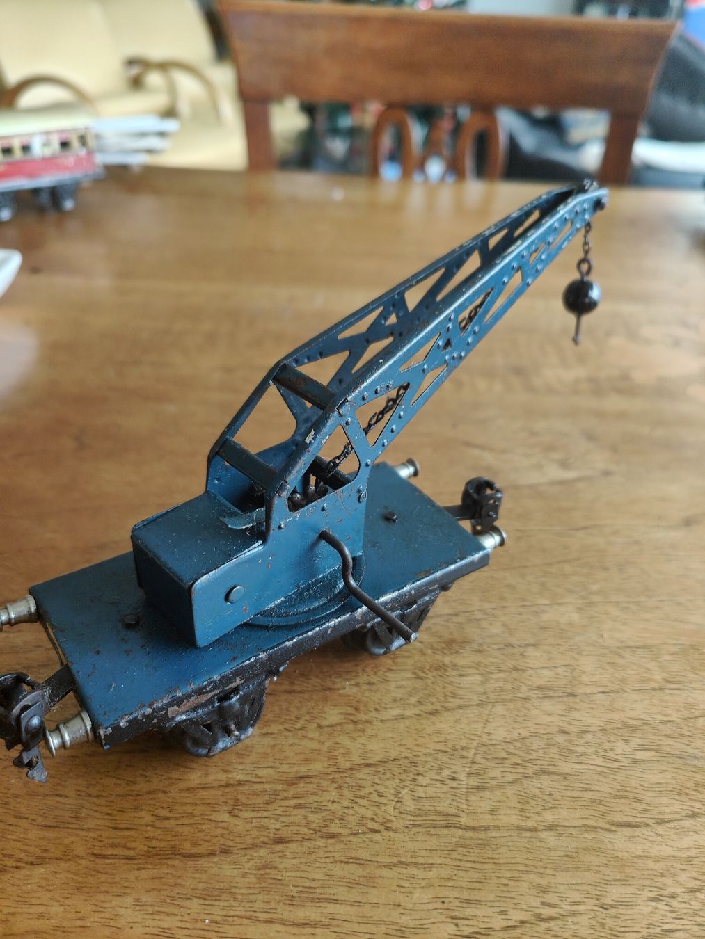 Märklin Modellini di ferrovie: Märklin Kranwagen, Spur 0, aus Blech. – Usato da Flumenthal venduto da mar_wyw8 3