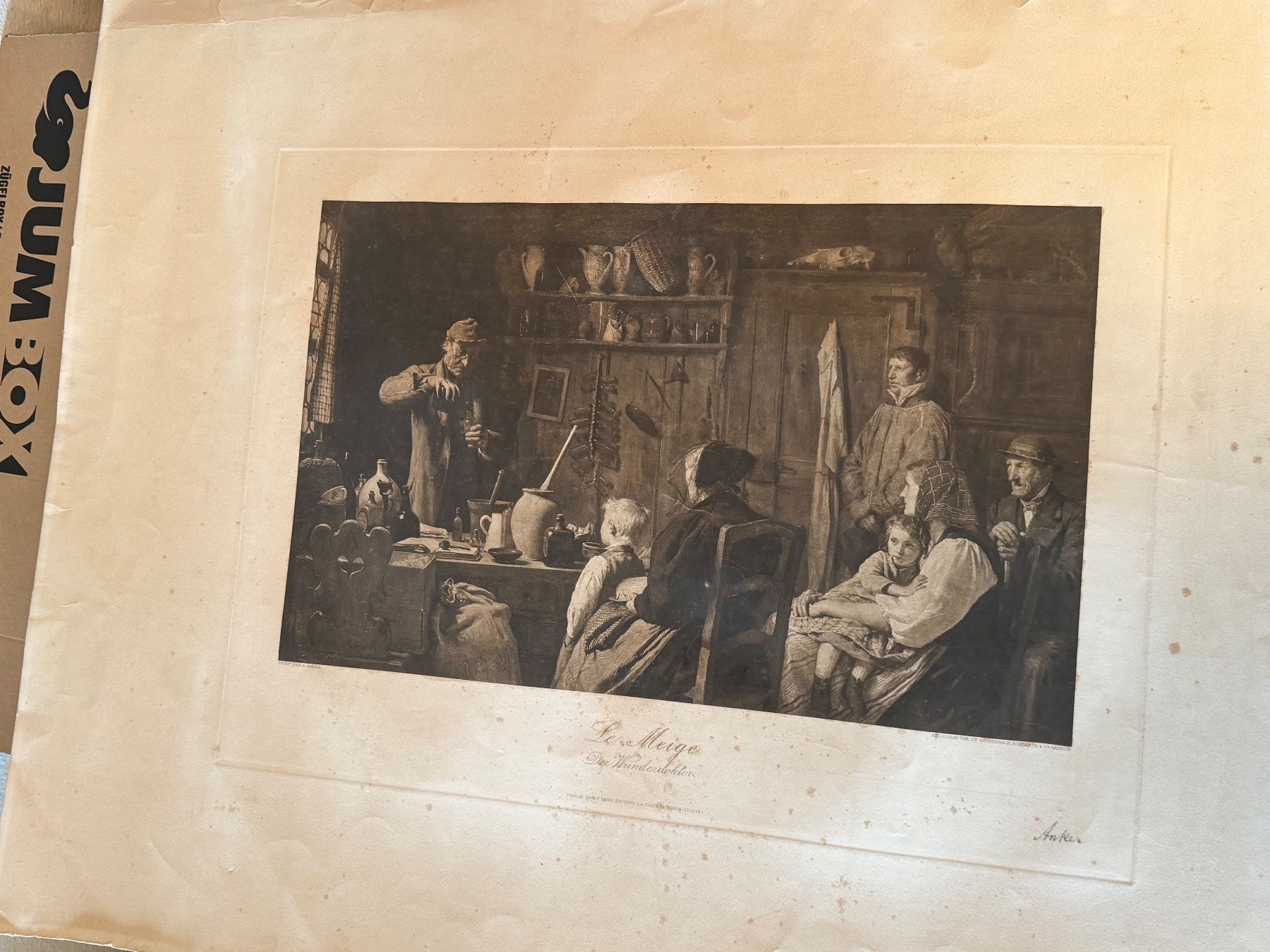 Dipinti: Albert Anker Signiert atemberaubendes Kunstwerk – Usato da Basel venduto da PAUL_ART 2
