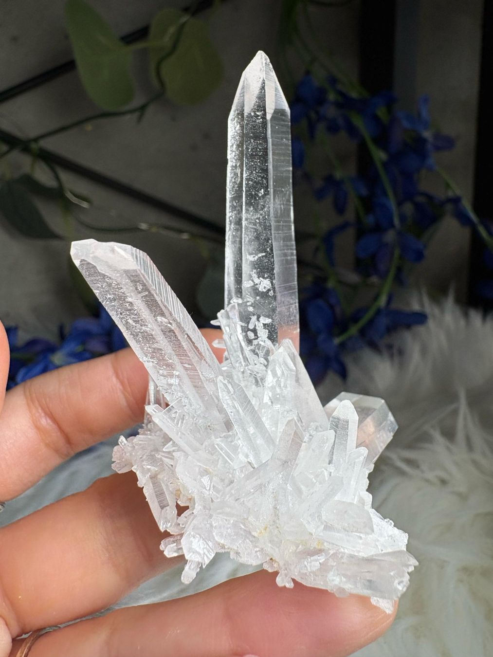 Mineralien & Heilsteine: Kolumbianischer Lemurian-Quarz-Cluster – Neu (gemäss Beschreibung) aus Neuheim von m.hald 3