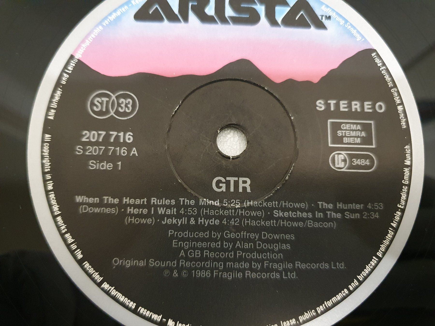 Dischi in vinile: GTR – GTR – Usato da Uster venduto da Vinyl-Leidenschaft 5