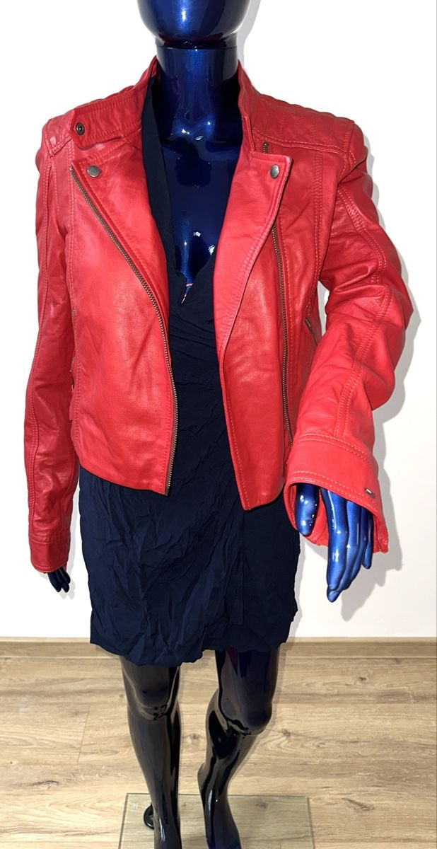 Tommy Hilfiger Jacken: TOMMY HILFIGER LEDERJACKE GR. M neuwertig – Neu (gemäss Beschreibung) aus Unteraegeri von MH203 2
