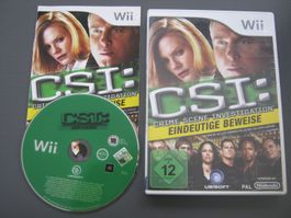 CSI: EINDEUTIGE BEWEISE für NINTENDO WII