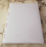 Henzo Fotoblätter weiss m. Pergamin 100 Blatt