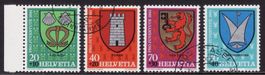Pro Juventute Satz SBK-Nr. 277-280 (Gemeindewappen 1981)
