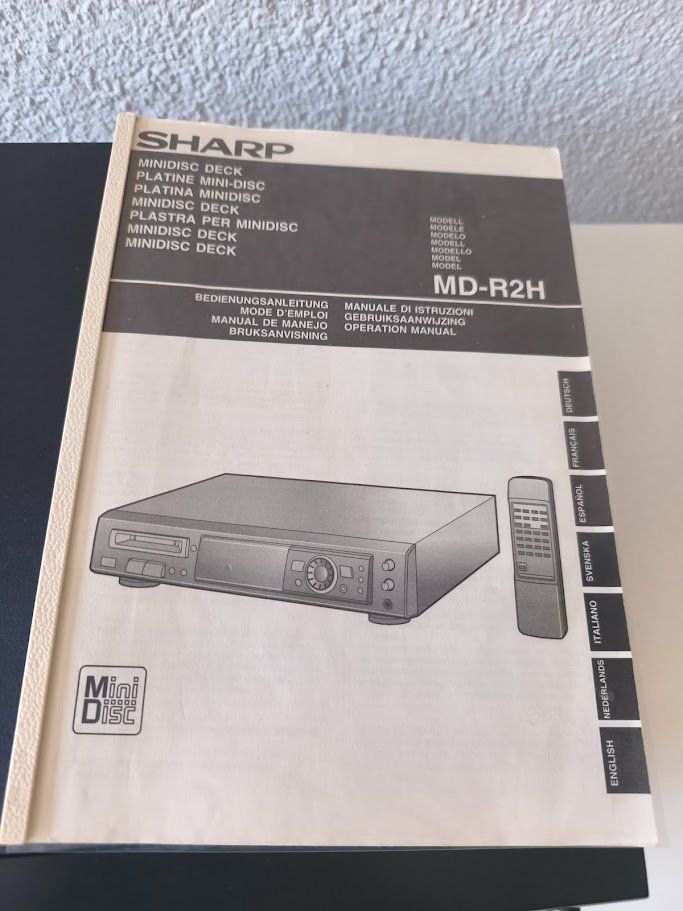 Minidisques: Sharp MD-R2H Minidisc Deck Player – D'occasion à Toffen par Immo-Erben 2