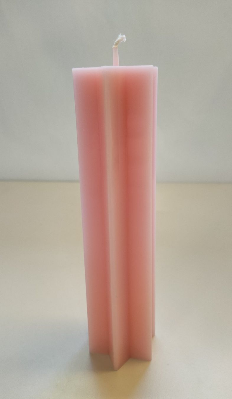 Candele: Kerze Sechsstern rosa – Nuovo (secondo la descrizione) da Rothrist venduto da GIWALD 2