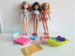Puppen Barbie Stil Skipper und verschiedenes Zubehör