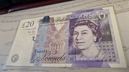 20 Pfund Noten Bank of England Zustand UNC