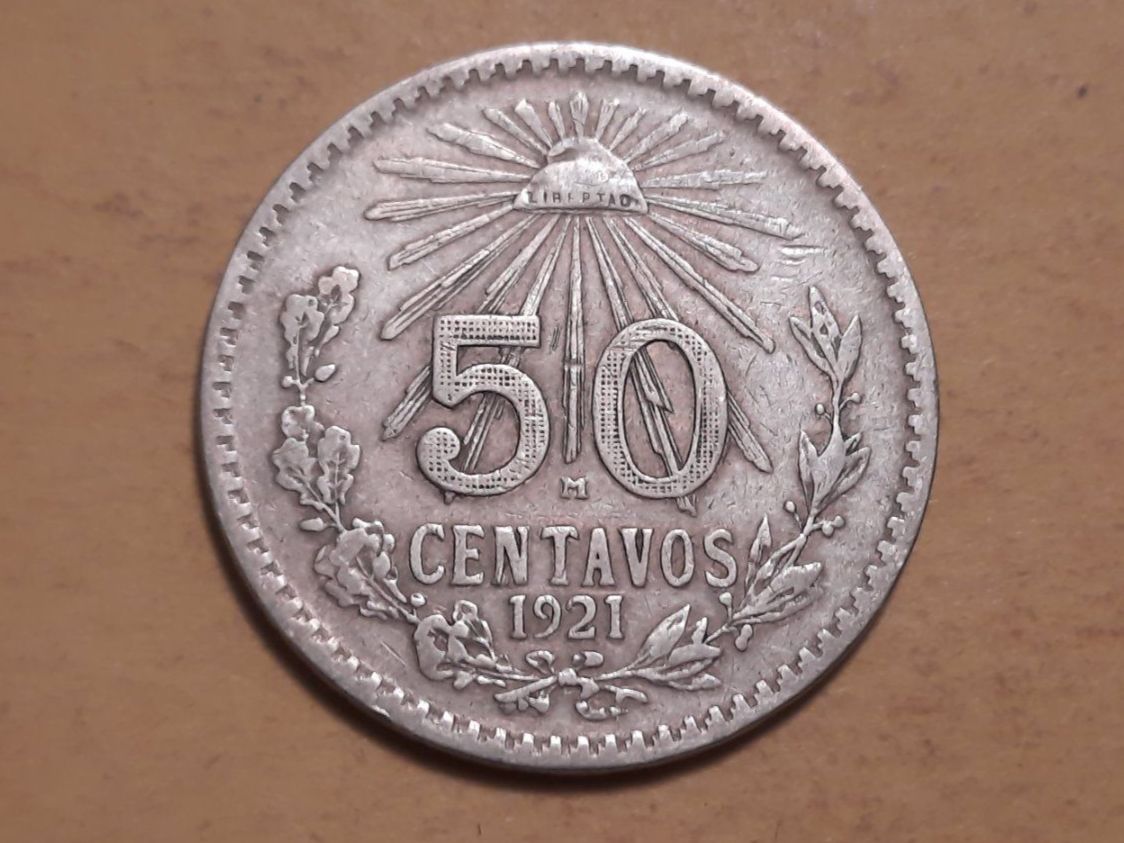 Tutti le monete: Mexiko 50 Centavos 1921 Silber – Usato da Buchs SG venduto da numispatica