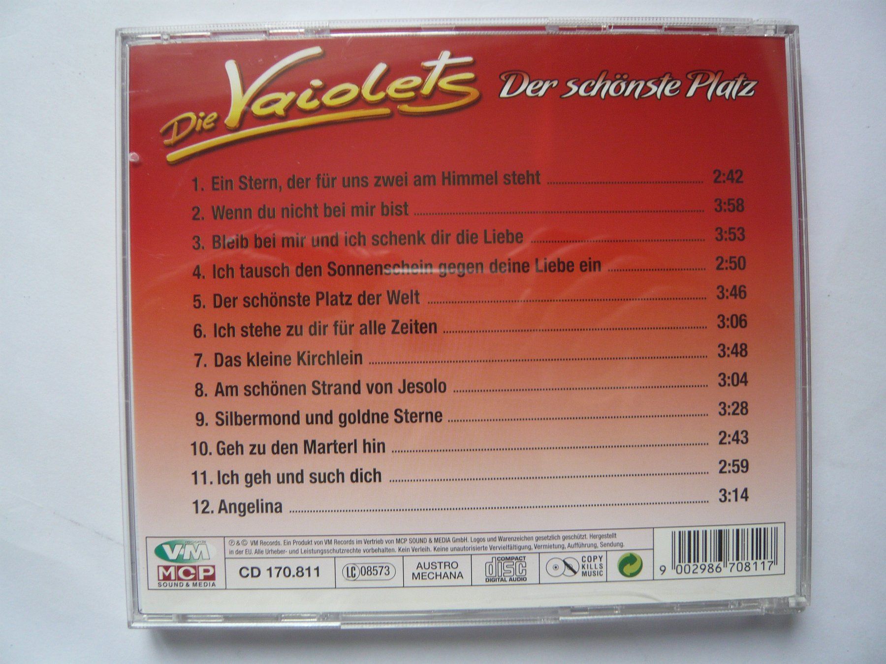 CDs: DIE VAIOLETS Der schönste Platz – Gebraucht aus Winterthur von Cajun 1
