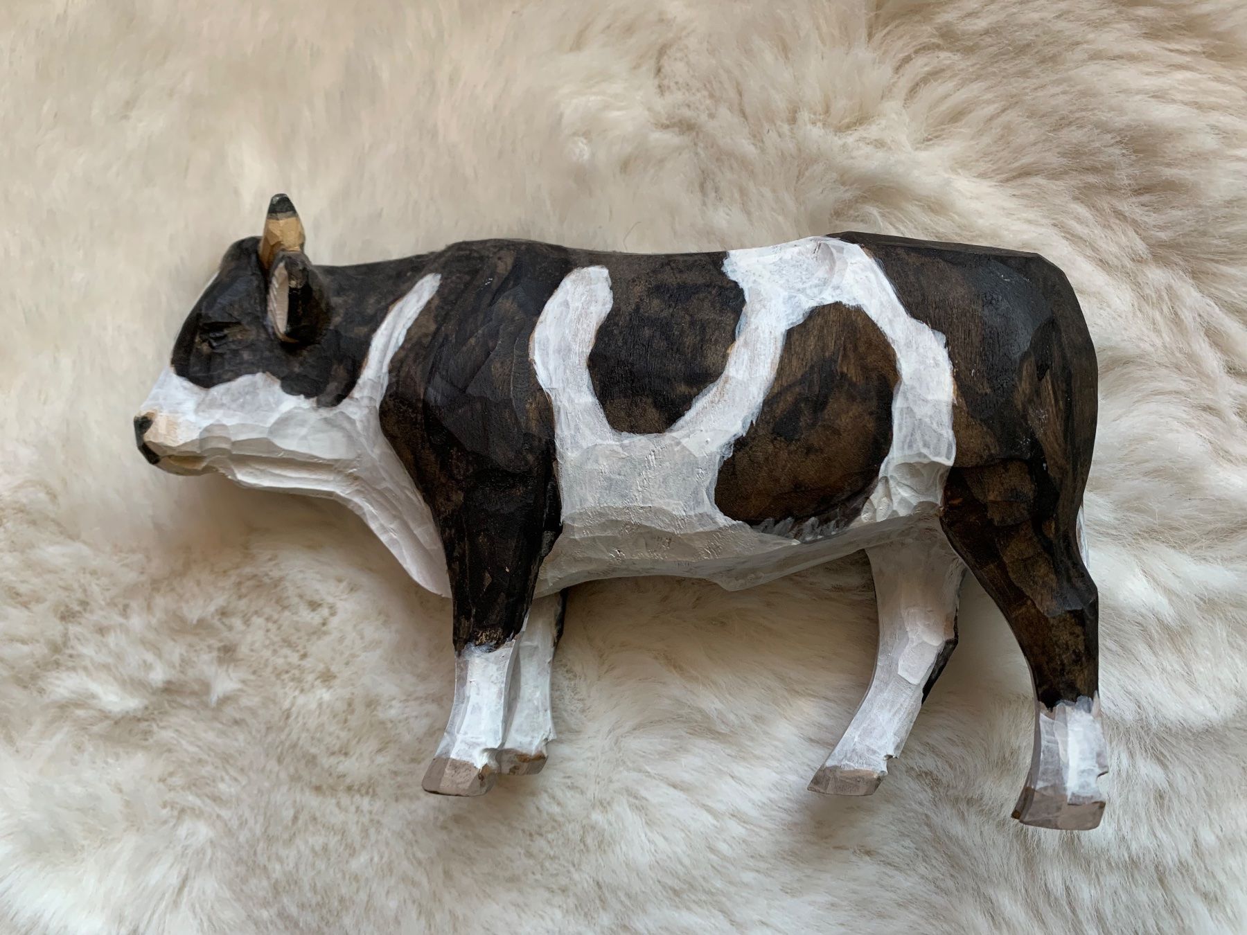 Statuette: Ochse, Stier, Holz, Brienz, Krippenfigur – Usato da Kloten venduto da petrol5555
