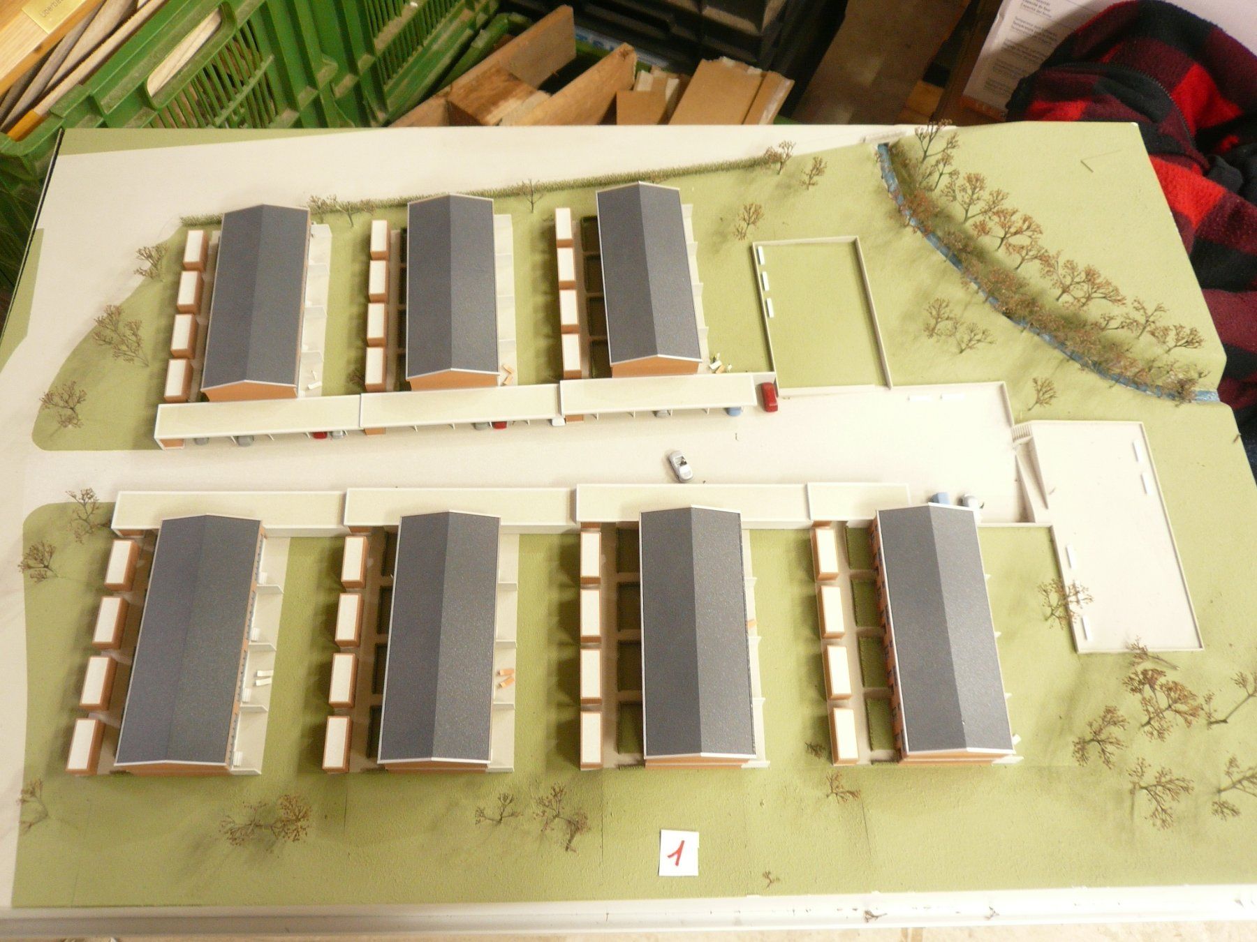 Modellini di ferrovie: MODELLBAU EISENBAHN PLEXIGLASKASTEN BASTELN SPUR N ODER Z 1 – Nuovo (secondo la descrizione) da Pfaffnau venduto da nolff 6