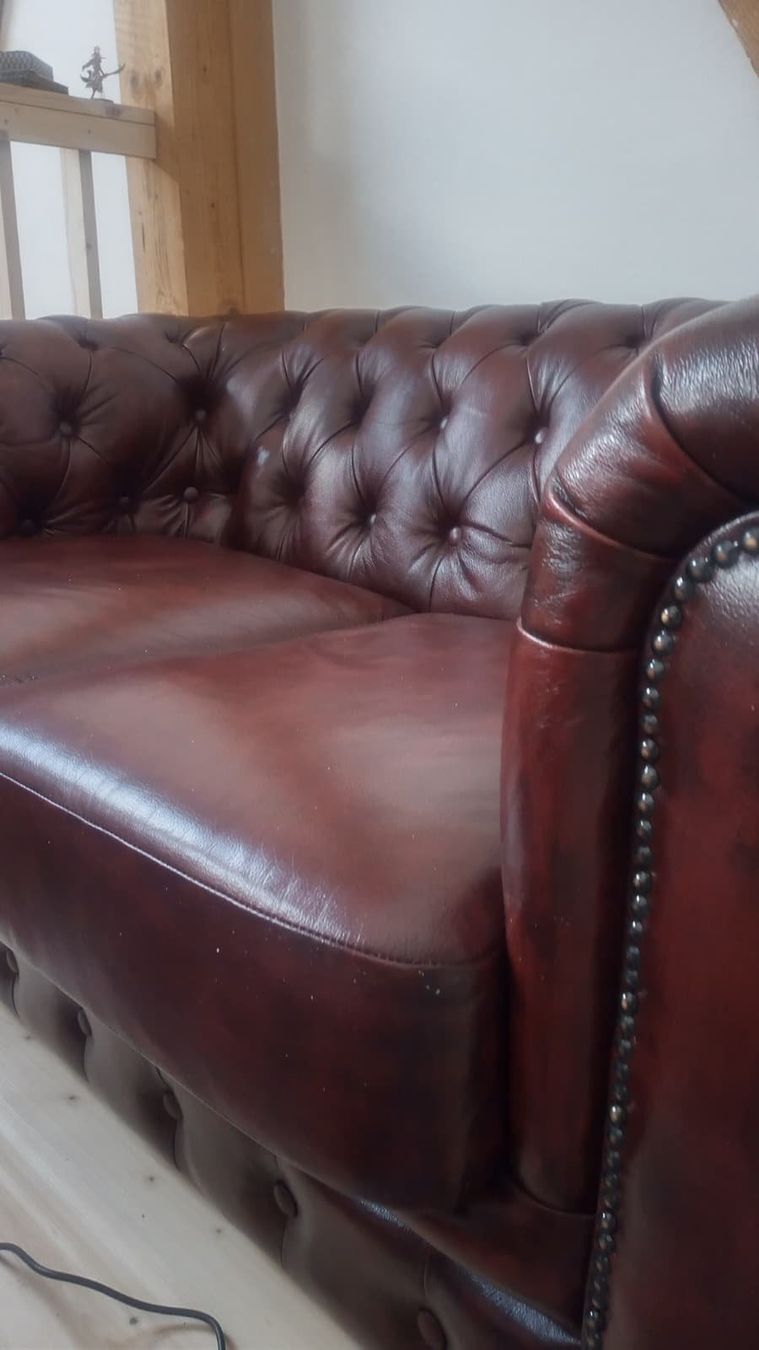 Sofas: Sofa Chesterfield Büffelleder – Gebraucht aus Freienstein von clearcutcaptain 1