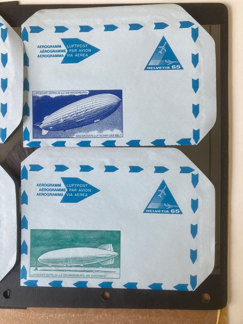 Tutti i francobolli: Schönes Lot Aerogramme – Usato da Baar venduto da Ramona10 2
