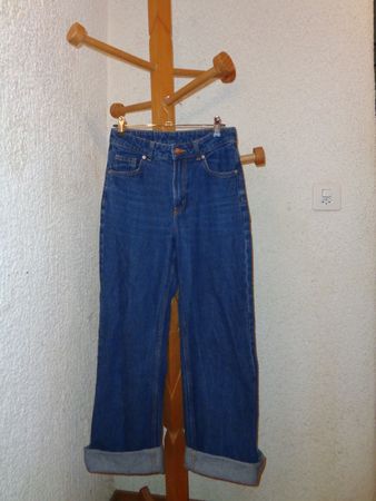 Jeans vintage bleu foncé, 34