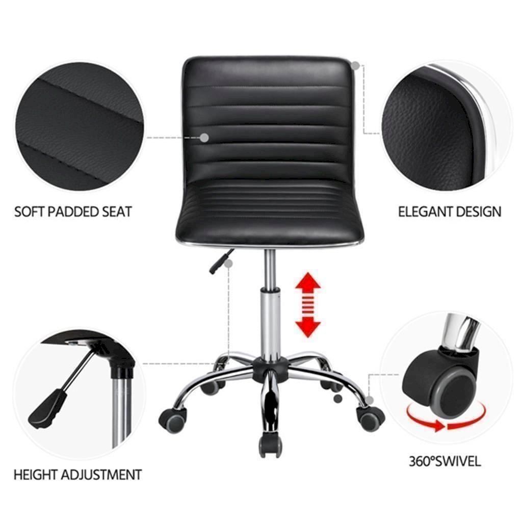 Chaises: Yaheetech Rollhocker schreibtischstuhl – Neuf avec emballage d'origine à Bottighofen par zaap 2