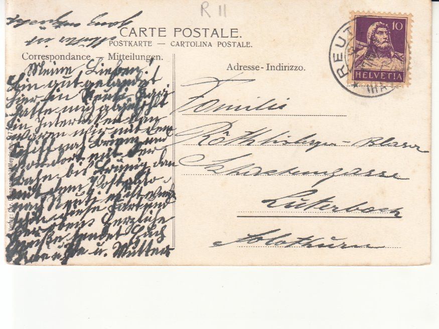 Ansichtskarten: Hohfluh Meiringen 1931 – Gebraucht aus Bürglen TG von StampGraf 1