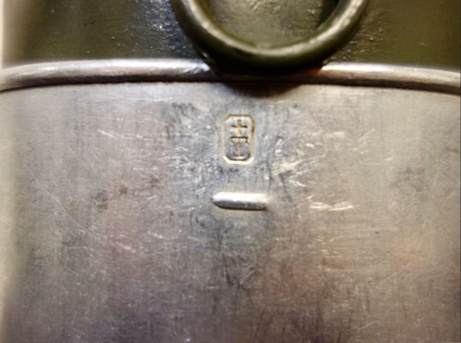 Schweizer Armee Attrezzatura & Pezzi di ricambio: Feldflasche mit Becher Schweizer Armee 1944 – Usato da Kerzers venduto da djstarsky73 4