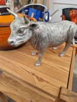Süsses Deko Stierli aus Metall, 60er Jahre Rarität! 🐂